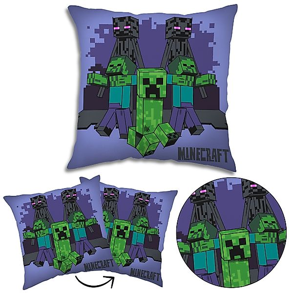 Sarcia.eu Kopfkissen Minecraft quadratisches Kissen, Kinder günstig online kaufen