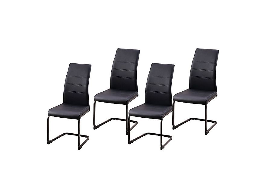 HTI-Line Freischwinger Schwingstuhl SallyP PU 4er (Set, 4 St), Freischwinge günstig online kaufen