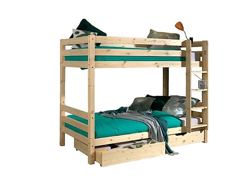 58 aufm Kessel Bettgestell Etagenbett + Schubladen Karolina 210x105x161 Hoc günstig online kaufen