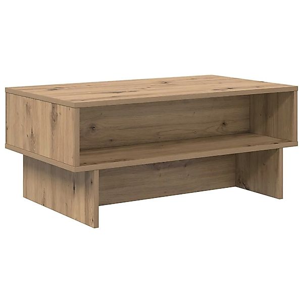 vidaXL Couchtisch Artisan-Eiche 80 x 46 x 35 cm Holzwerkstoff 8000227 günstig online kaufen