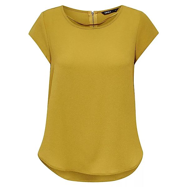 Only Vic Einfarbiges T-shirt Mit Kurzen Ärmeln 36 Tawny Olive günstig online kaufen