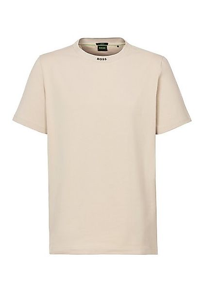 BOSS GREEN T-Shirt Tee Rib mit BOSS ORANGE Markenlabel günstig online kaufen