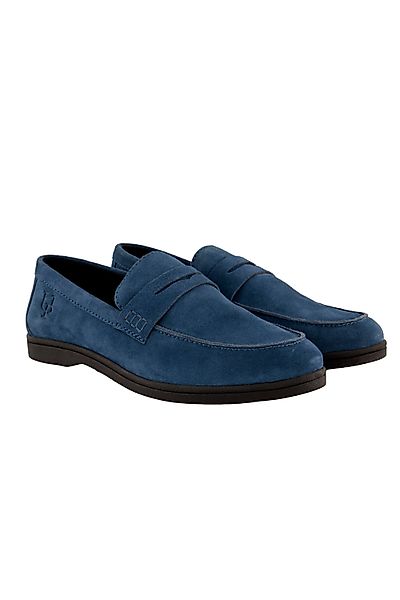 Ulla Popken Leder-Loafer Blockabsatz Weite H günstig online kaufen