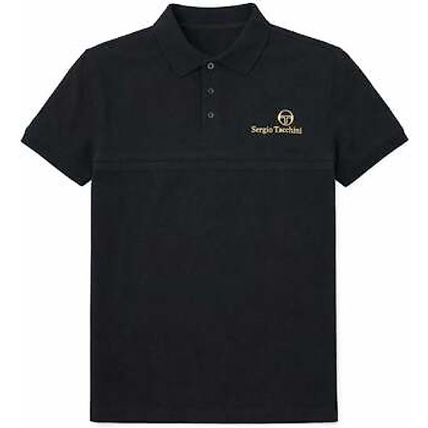 Sergio Tacchini  T-Shirts & Poloshirts Supermac Primo Polo Shirt Black/Gold günstig online kaufen