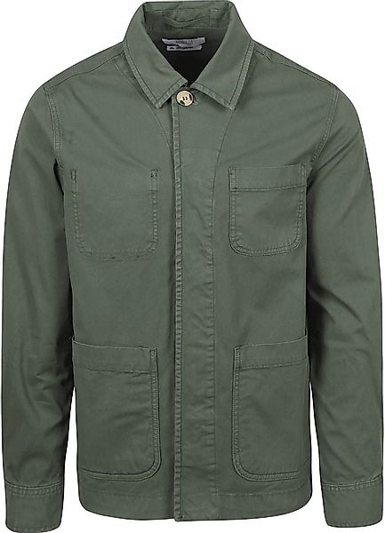 King Essentials The Benjamin Overshirt Olivgrün - Größe S günstig online kaufen