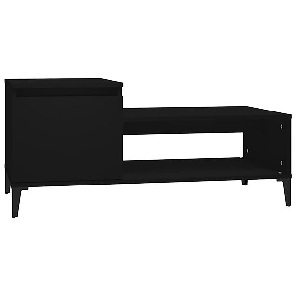 vidaXL Couchtisch Schwarz 100x50x45 cm Holzwerkstoff Modell 1 günstig online kaufen