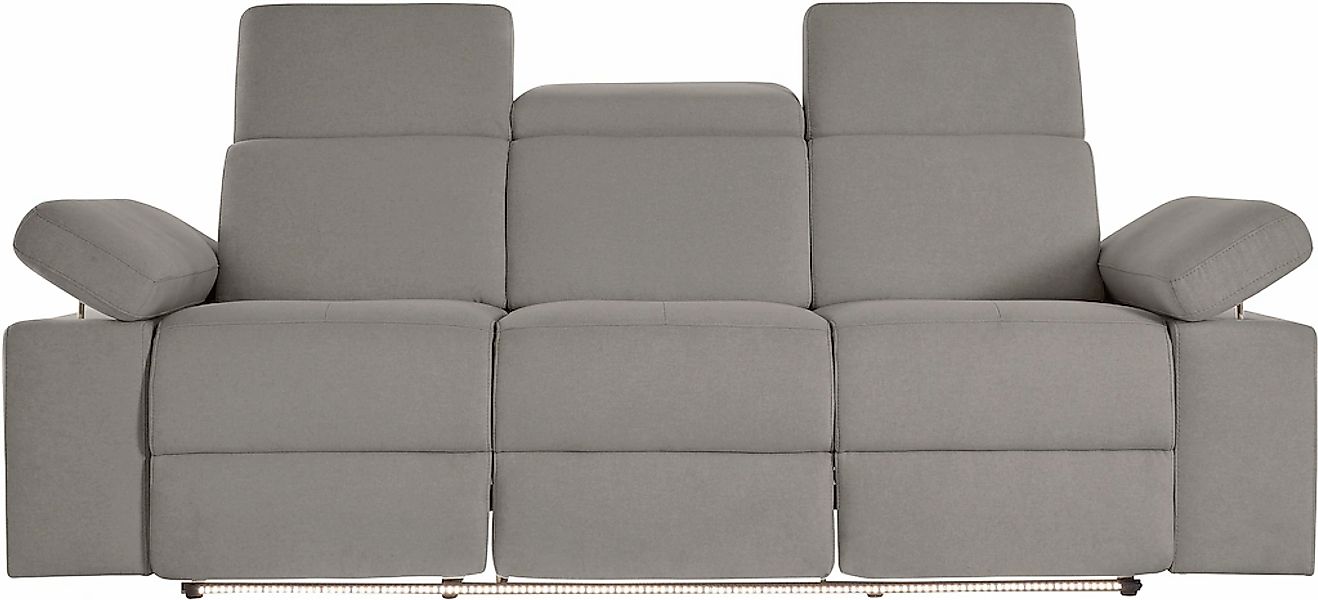 Home affaire 3-Sitzer "Kilado" mit 2x Relaxfunktion, verstellbarer Armlehne günstig online kaufen