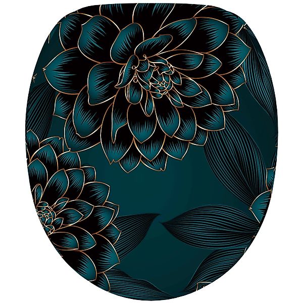 SANILO WC Sitz Dahlien Hochwertiger und Stabiler Toilettendeckel aus Holz günstig online kaufen