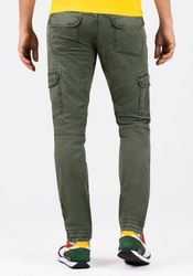 Timezone Herren Cargo Hose REGULAR BENTZ - Regular Fit - Beige Blau Grau Gr günstig online kaufen