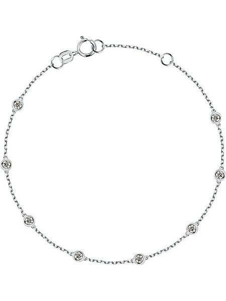 CHRIST Armband CHRIST Damen-Armband 750er Weißgold 8 Diamant günstig online kaufen