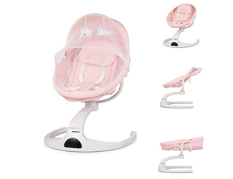 Chipolino Babywippe Babywippe E-Sway Fernbedienung, Musik Bluetooth Plüscht günstig online kaufen