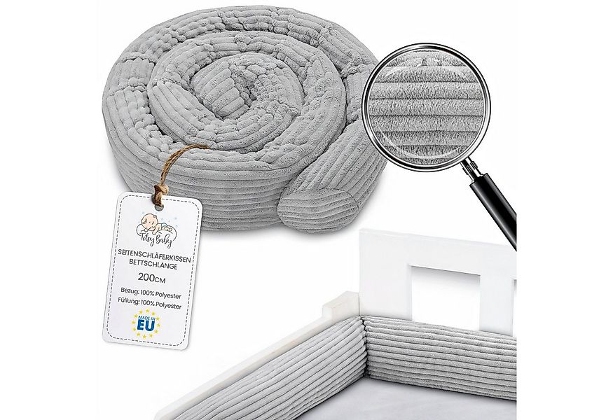 Totsy Baby Seitenschläferkissen Seitenschläferkissen Bettschlange 200 cm Ba günstig online kaufen