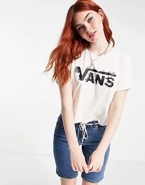 Vans – Bollzom Roll Out – T-Shirt in Weiß günstig online kaufen
