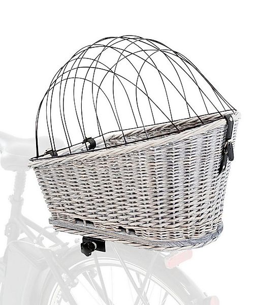TRIXIE Tierfahrradkorb Hunde-Fahrradkorb für Gepäckträger - grau - 35 × 49 günstig online kaufen