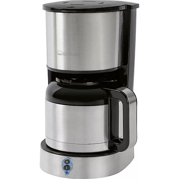 CLATRONIC Kaffeeautomat 264004 silber schwarz Kunststoff Edelstahl H/D: ca. günstig online kaufen