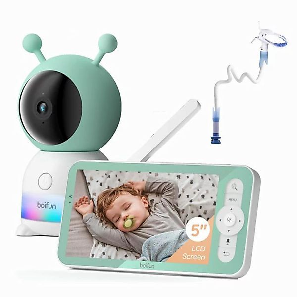 Boifun Video-Babyphone Babyphone mit Kamera Video Baby Monitor Babyfon mit günstig online kaufen