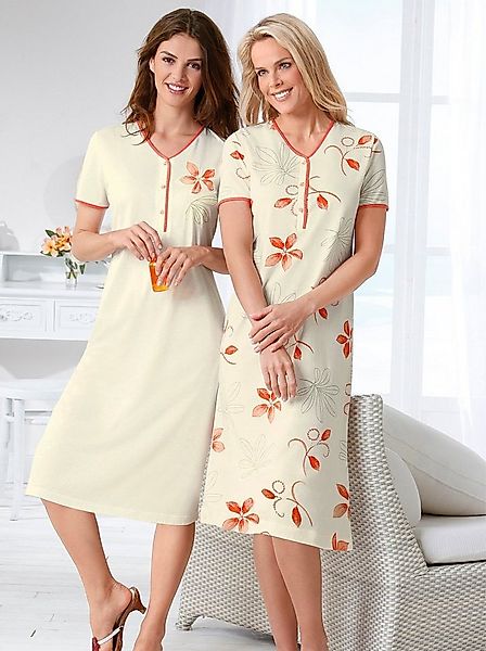 Ascafa Nachthemd Kurzarm-Nachthemden (2-tlg) günstig online kaufen