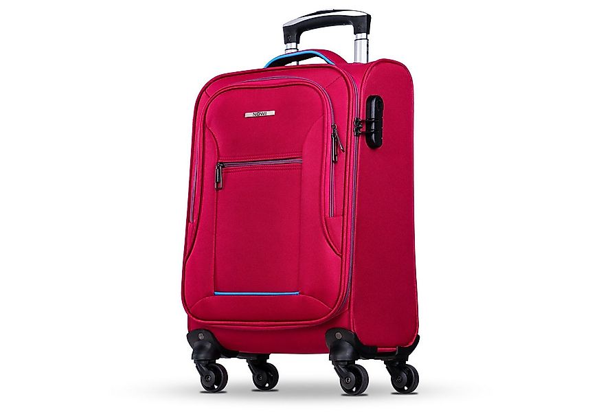 NOWI Trolley Weichschalenkoffer mit Rollen & Zahlenschloss – leicht & robus günstig online kaufen