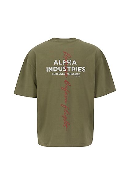 Alpha Industries T-Shirt "Signature Backprint T-Shirt" günstig online kaufen