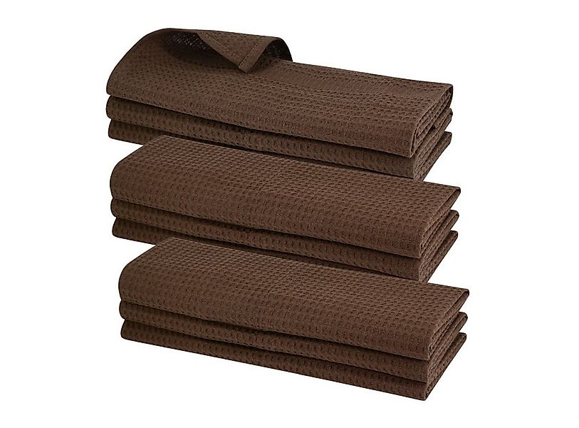 Engelland Geschirrtuch Poliertuch, (Vorteils-Set, 9-tlg., Waffel-Pique), 10 günstig online kaufen