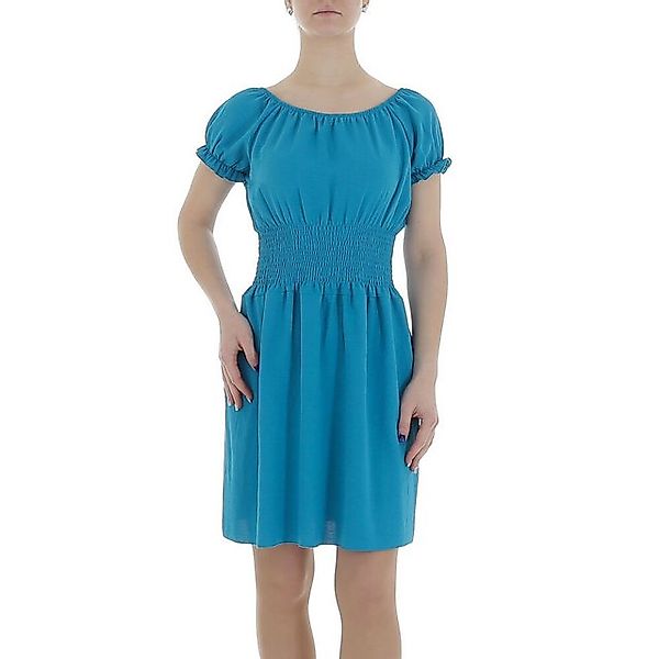 Ital-Design Sommerkleid Damen Freizeit (86164458) Kreppoptik/gesmokt Minikl günstig online kaufen