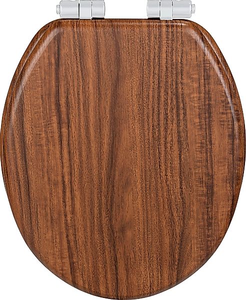 WENKO WC-Sitz Chestnut, braun, aus FSC® günstig online kaufen