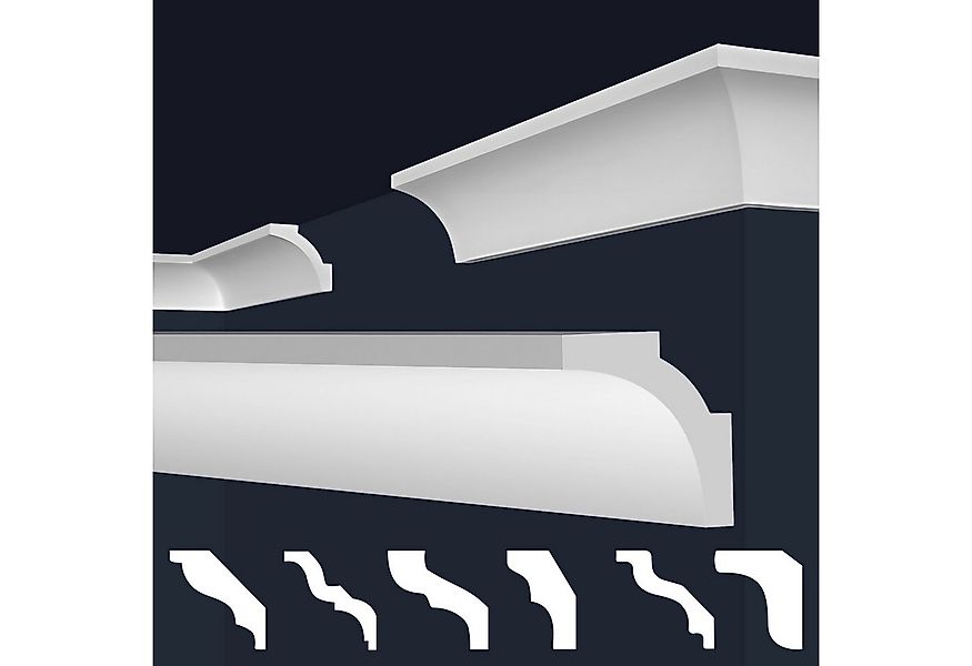 marbet design Stuckleiste E-12, Innen- & Außenecke (1 Stück), XPS Styropor günstig online kaufen