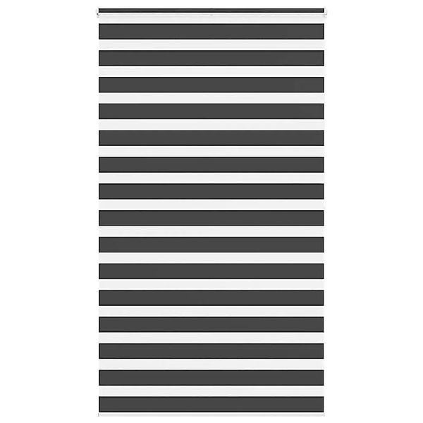 vidaXL Doppelrollo Schwarz 130x200 cm Stoffbreite 125,9 cm Polyester 401426 günstig online kaufen