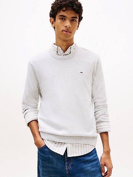 Tommy Jeans Strickpullover TJM SLIM FIT LIGHT SWEATER Slim fit mit Rundhals günstig online kaufen