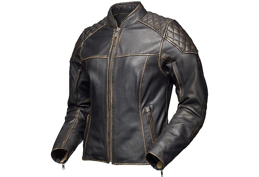 Modeka Motorradjacke Modeka Phinix Lady Lederjacke Damen aged brown atmungs günstig online kaufen