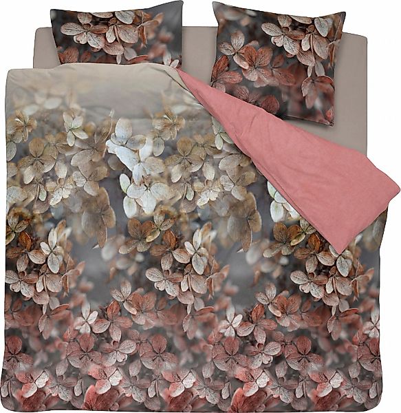 Cinderella Wendebettwäsche "Annabelle" 3 Stk. mit Hortensien günstig online kaufen