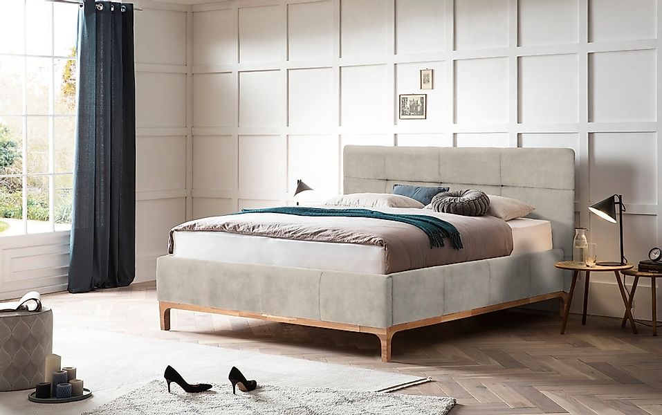 Home affaire Polsterbett "Noan" Bettkasten, Lattenrahmen mit Gasdruckfedern günstig online kaufen