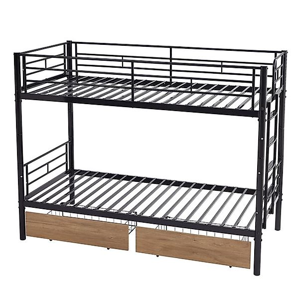 Thanaddo Etagenbett Etagenbett für Kinder, Metallstruktur, umbaubar in zwei günstig online kaufen