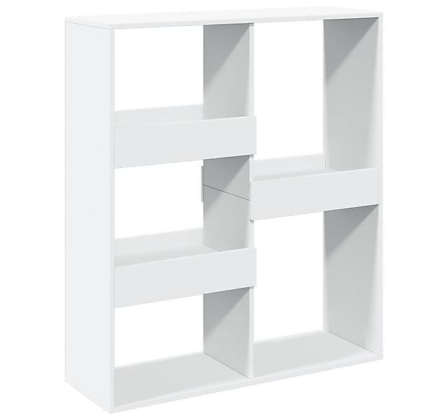 vidaXL Bücherregal Bücherregal/Raumteiler Weiß 100x33x115 cm, 1-tlg. günstig online kaufen