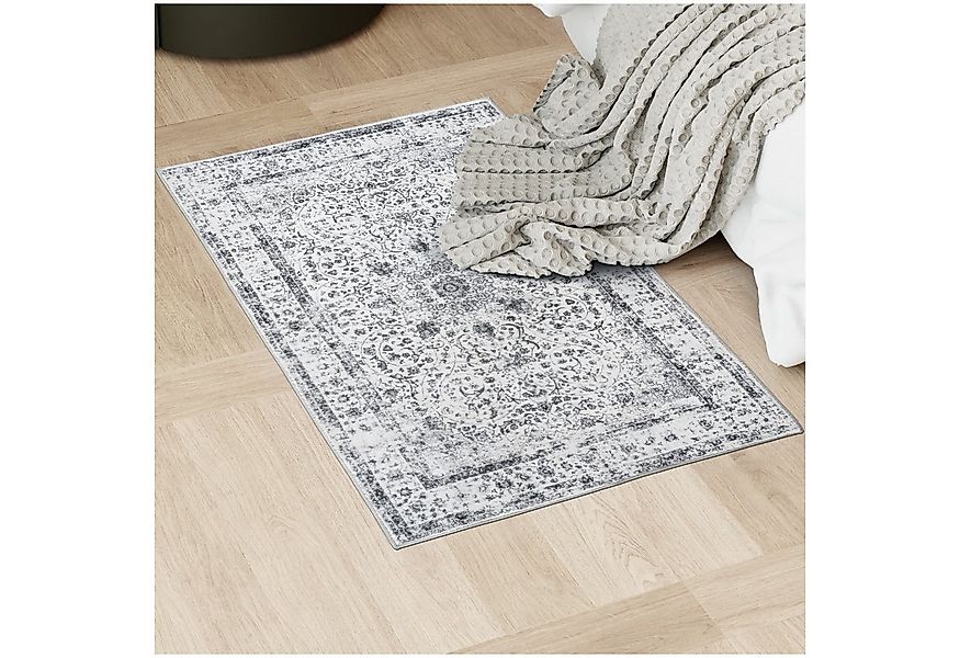 tectake Teppich Vintage Designer Teppich, Eckig, Höhe: 0.6 mm, verschiedene günstig online kaufen