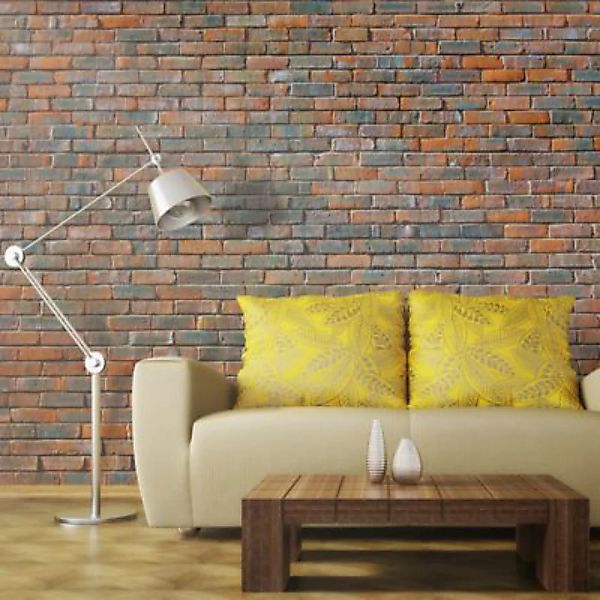 artgeist Fototapete Backsteinmauer mehrfarbig Gr. 350 x 270 günstig online kaufen