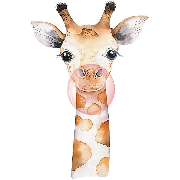Rasch Digitaltape Bambino XIX 253306 Giraffe Dunkelbeige 2,8 m x 1,5 m günstig online kaufen