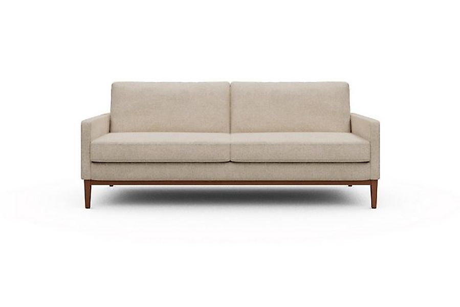 moebelfaktor Sofa Bodo 3-Sitzer, Retro-Design, elegante Linien, stabile Hol günstig online kaufen