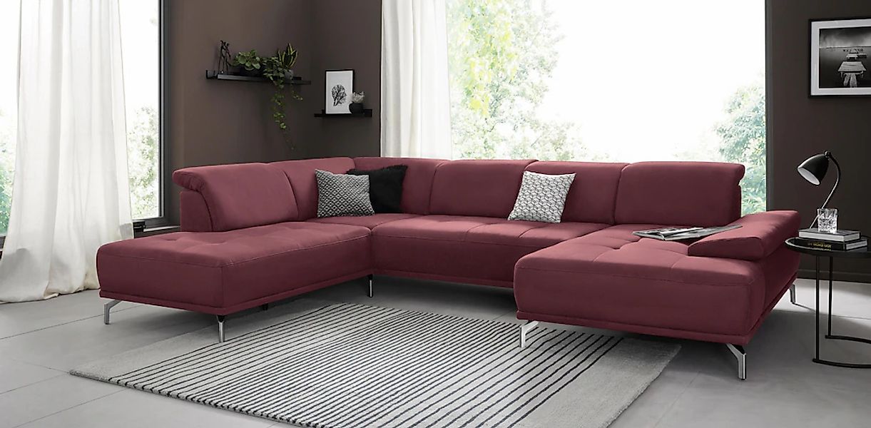 Home affaire Wohnlandschaft "Caluna" Inkl.Sitztiefenverstellung, wahlweise günstig online kaufen