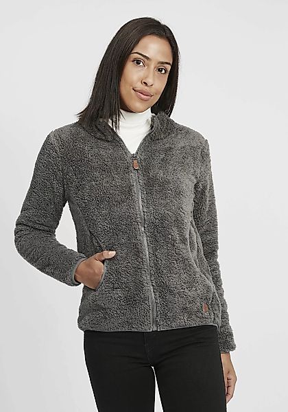 OXMO Fleecejacke "Sweatjacke OXTelsa", ohne Kapuze günstig online kaufen