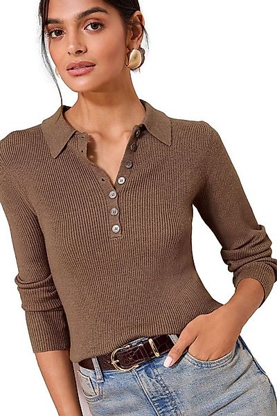 Friends Like These Strickpullover Friends Like These Stricktop mit Knopfdet günstig online kaufen