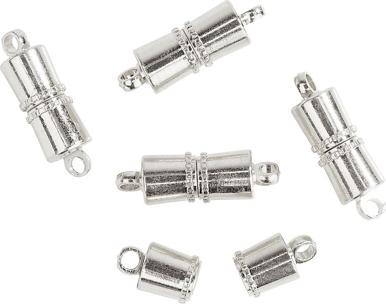 VBS Schmuckset Magnet-Verschluss Line, 5 Stk., silberfarben günstig online kaufen