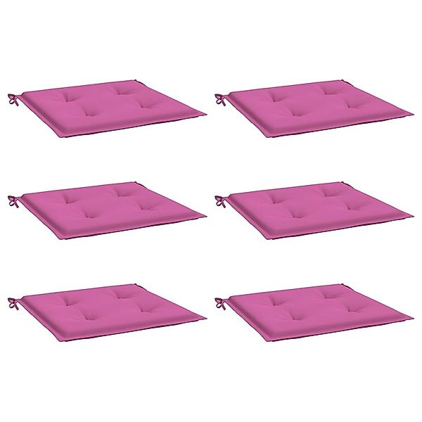 vidaXL Sitzauflage Gartenstuhl-Kissen 6 Stk. Rosa günstig online kaufen