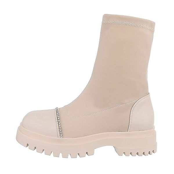 Ital-Design Damen Freizeit Plateaustiefelette (84989765) Blockabsatz günstig online kaufen