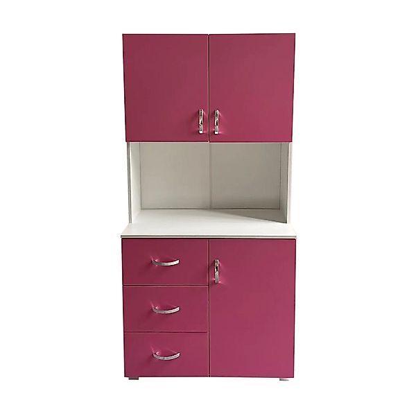 HTI-Living Küchenbuffet Küchenschrank Blanca Pink Weiß günstig online kaufen