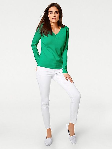 heine Strickpullover V-Pullover Langarm Feinstrick günstig online kaufen