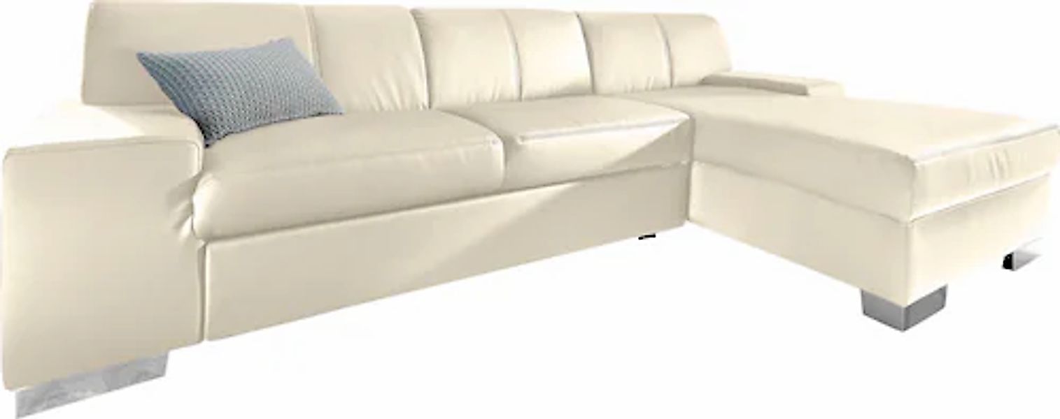 DOMO collection Ecksofa »Star, zeitlose Formensprache, elegante Optik, L-Fo günstig online kaufen