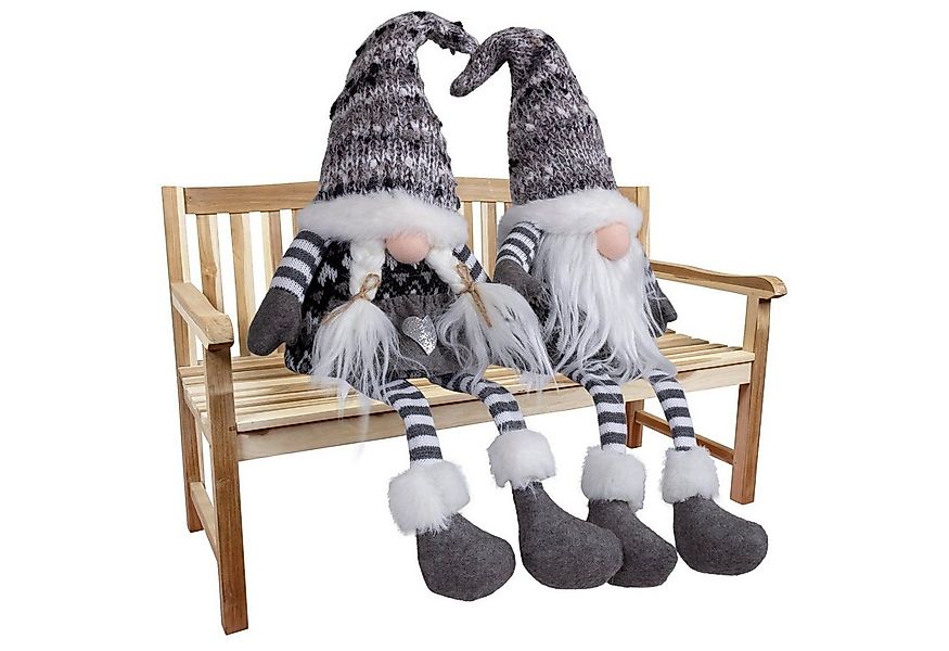 Christmas Paradise Weihnachtsfigur Wichtel 18cm (43cm) Kantenhocker Pärchen günstig online kaufen