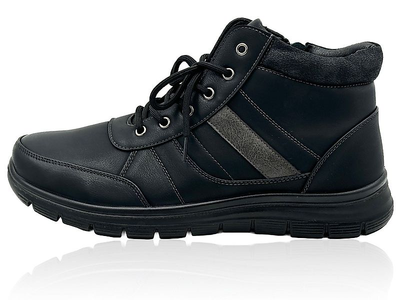 Nowaland Warme Herren Winterstiefeletten mit Schnürung und Profilsohle Wint günstig online kaufen