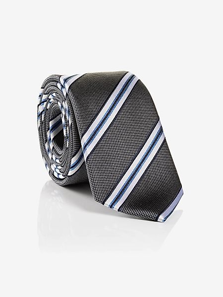MONTI Krawatte THOMA aus reiner Seide – mit klassischem Streifen-Dessin und günstig online kaufen